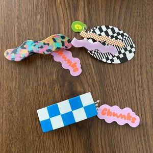 Chunks hair clips - new